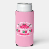 Strawberry Graduation Party Seltzer Blikjeskoeler (Seltzer Voorkant)