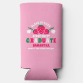 Strawberry Graduation Party Seltzer Blikjeskoeler (Achterkant)