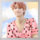 Strawberry han jisung poster (Voorkant)