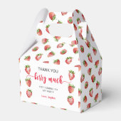 Strawberry Hartelijk dank voor Berry Much Bedankdoosjes (Voorkant Zijde)
