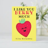 Strawberry Heart net als jij Berry Veel Valentijn (Staand voorkant)