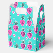 Strawberry Hearts Favor Box Bedankdoosjes (Geopend)