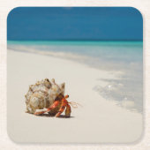 Strawberry Hermit Crab | Coenobita Perlatus Kartonnen Onderzetters (Voorkant)