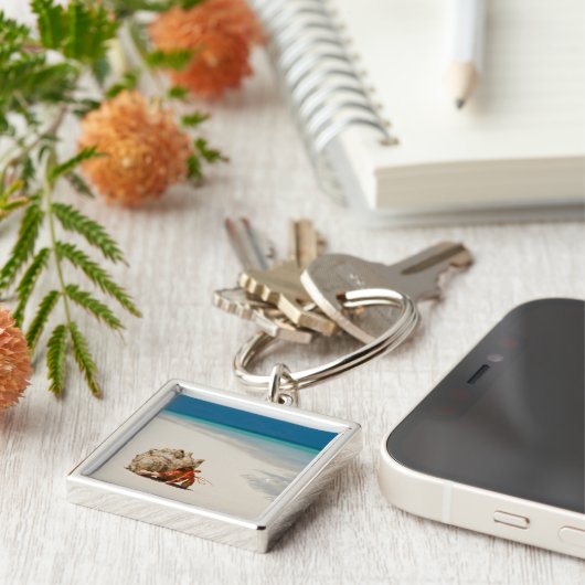 Strawberry Hermit Crab | Coenobita Perlatus Sleutelhanger (Zijkant)