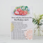 Strawberry Hoe goed ken je het verjaardagsmeisje? (Staand voorkant)