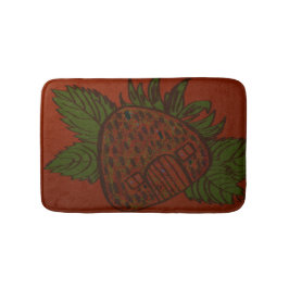 Strawberry Home Sweet Home  Badmat