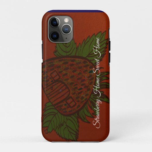 Strawberry Home Sweet Home  Case-Mate iPhone Case (Achterkant)