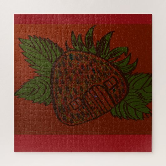 Strawberry Home Sweet Home Legpuzzel (Verticaal)