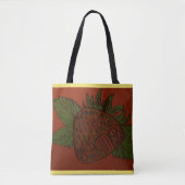 Strawberry Home Sweet Home Tote Bag (Voorkant)