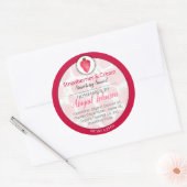 Strawberry Homemade Body Butter of Scrub Label (Envelop)