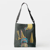 Strawberry ice cream cone crossbody tas (Achterkant)