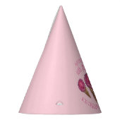 Strawberry Ice Cream Cone Icecream Social Scoop Feesthoedjes (Links)