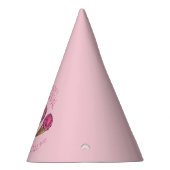 Strawberry Ice Cream Cone Icecream Social Scoop Feesthoedjes (Rechts)