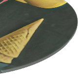 Strawberry ice cream cone snijplank (Hoek)