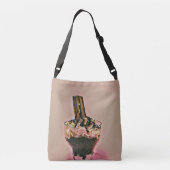 Strawberry ice cream crossbody tas (Achterkant)