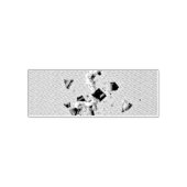 Strawberry ice cream fruits  zelfinktende stempel (Design)