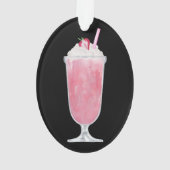 Strawberry Ice Cream Soda Persoonlijk Ornament (achterkant)