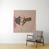 Strawberry ice cream wandkleed (In Situ (horizontaal))