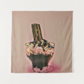 Strawberry ice cream wandkleed (Voorkant)
