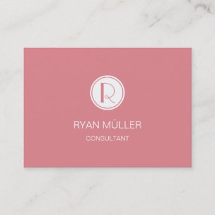 Strawberry Ice Professional Plain and Monogram Visitekaartje
