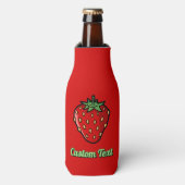 Strawberry Icon Bottle Cooler (Fles Voorkant)