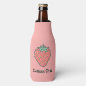 Strawberry Icon Bottle Cooler (Fles Voorkant)
