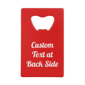 Strawberry Icon Credit Kaart Bottle Open Creditkaart Flessenopener (Achterkant)