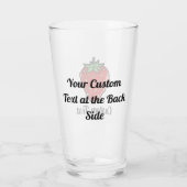 Strawberry Icon Glass Glas (Achterkant)