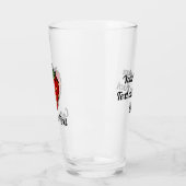 Strawberry Icon Glass Glas (Links)