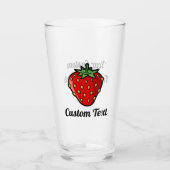 Strawberry Icon Glass Glas (Voorkant)