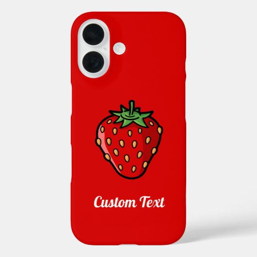 Strawberry Icon Hoesje-Mate iPhone Case Case (Achterkant)
