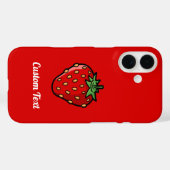Strawberry Icon Hoesje-Mate iPhone Case Case (Achterkant (horizontaal))