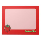 Strawberry Icon Notitieblok (Voorkant)