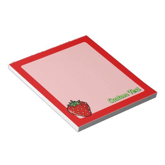 Strawberry Icon Notitieblok (Schuin)