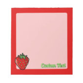 Strawberry Icon Notitieblok (Voorkant)