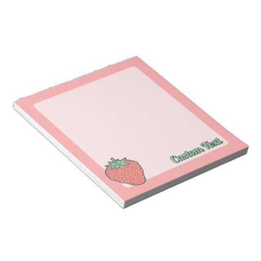 Strawberry Icon Notitieblok (Schuin)