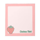 Strawberry Icon Notitieblok (Voorkant)