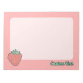 Strawberry Icon Notitieblok (Voorkant)