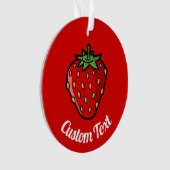 Strawberry Icon Ornament (voorkant)