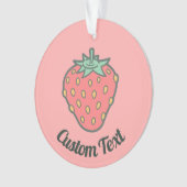 Strawberry Icon Ornament (voorkant)