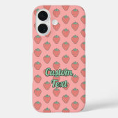 Strawberry Icon Pattern Case-Mate iPhone Case (Achterkant)
