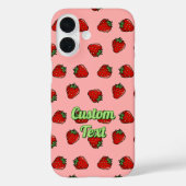 Strawberry Icon Pattern Case-Mate iPhone Case (Achterkant)