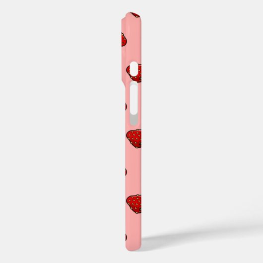 Strawberry Icon Pattern Case-Mate iPhone Case (Achterkant / Links)
