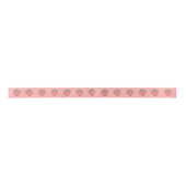 Strawberry Icon Pattern Satin Ribbon Satijnen Lint (Voorkant)