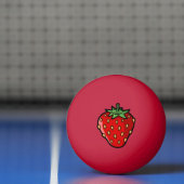 Strawberry Icon Ping-Pong Ball (Net)