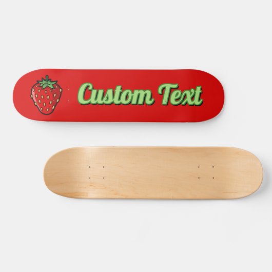 Strawberry Icon Skateboard (Horizontaal)