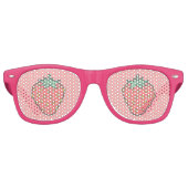 Strawberry Icon Sunbril Retro Zonnebril (Voorkant)