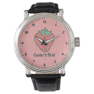 Strawberry Icon Wrist Watch Horloge