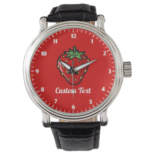 Strawberry Icon Wrist Watch Horloge
