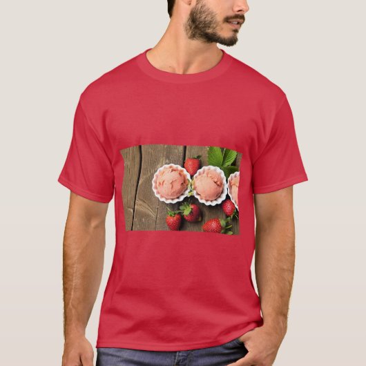 Strawberry Ijs Tee T-shirt (Voorkant)